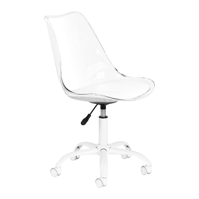 ActivESHOP cosmetic chair Ghost for beauty salons, featuring a modern, sleek design with cushioned seat and adjustable height.