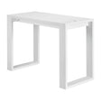 White G031 cosmetic desk from ACTIVESHOP, a modern beauty salon furniture piece with sleek design and ample workspace.