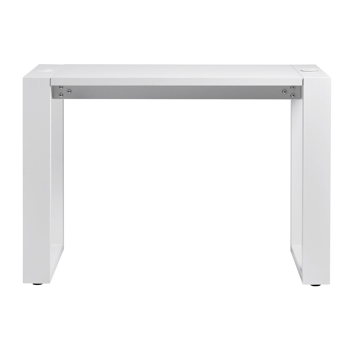White ACTIVESHOP G031 cosmetic desk for beauty salons, featuring a sleek design and modern beauty salon furniture style.