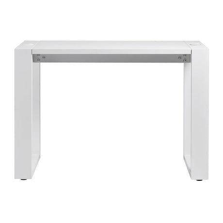 White ACTIVESHOP G031 cosmetic desk for beauty salons, featuring a sleek design and modern beauty salon furniture style.