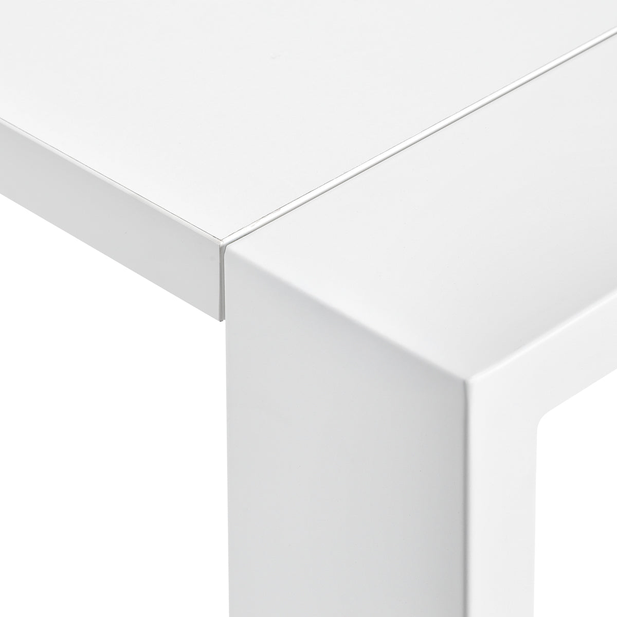 White ACTIVESHOP G031 cosmetic desk for beauty salons, featuring a sleek design with mirror and storage drawers.
