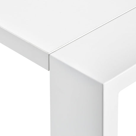 White ACTIVESHOP G031 cosmetic desk for beauty salons, featuring a sleek design with mirror and storage drawers.