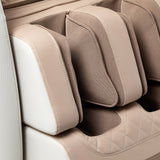 White Sakura Prime 101 massage chair featuring plush upholstery and ergonomic design for full-body relaxation.
