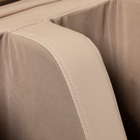 White Sakura Prime 108 massage chair showcasing sleek design and plush upholstery in a modern massage furniture setting.