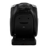 Black Sakura Prime 108 massage chair with cushioned armrests and sleek design, showcasing contemporary massage furniture.