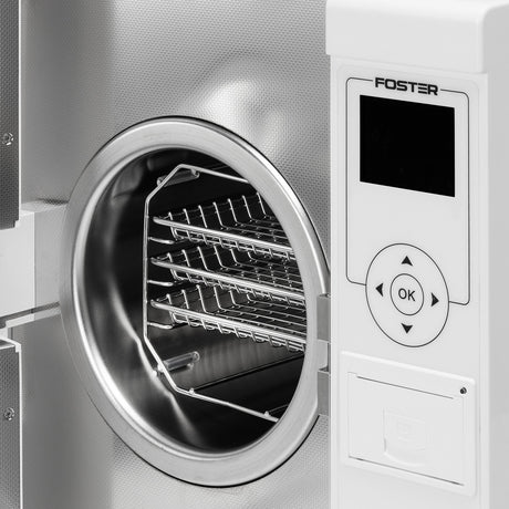 FOMOS Foster 12L autoclave thermal printer and USB data recording