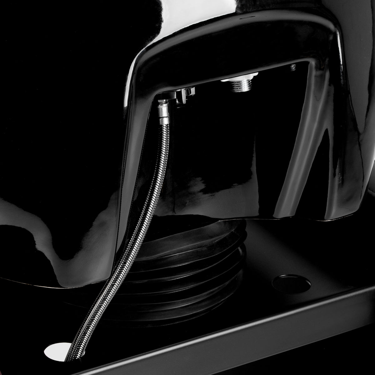 Omega Nautica brown hairdressing wash unit with sink and chair for professional salon use.