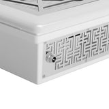 MOMO Momo J-404 built-in dust absorber installed inside a machine, showing its compact design and air filtration features.