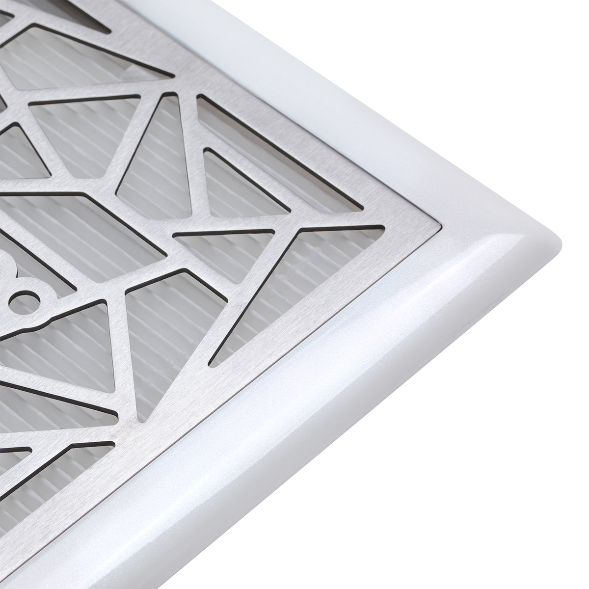 MOMO Momo J-404 built-in dust absorber with sleek design, showing the device installed in a workshop setting.
