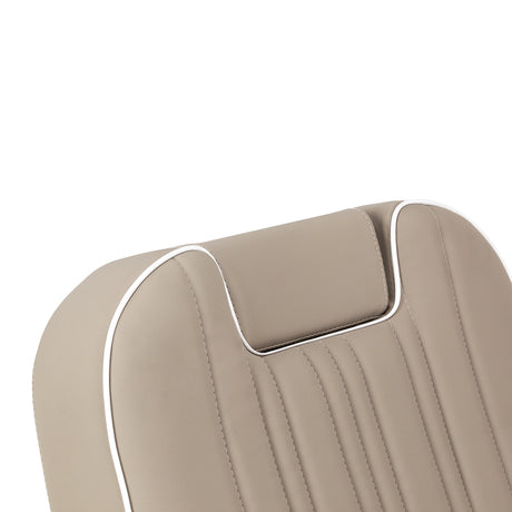 Gabbiano Rufo barber salon chair beige synthetic leather upholstery