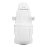 Azzurro Lux white cosmetic chair for beauty salons, featuring sleek design and comfortable upholstery, branded AZZURRO.