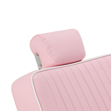 Gabbiano Visionerio barber chair pink chrome frame - BVShop