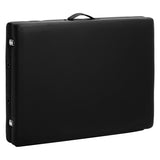 BALANCE wooden folding massage table 2 segment black - BVShop