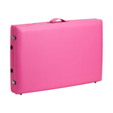 BALANCE aluminium folding massage table 2 segment pink - BVShop
