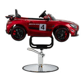 Red Gabbiano Mercedes kids salon chair for haircuts