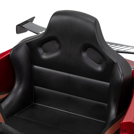 Gabbiano Mercedes red kids barber chair detail view
