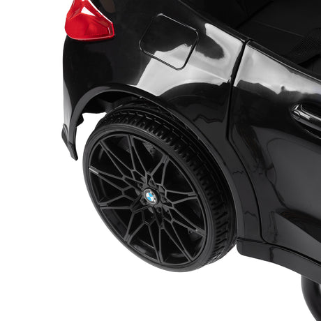 Gabbiano BMW black kids barber chair detail view