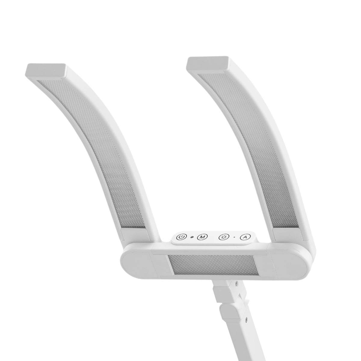 GLOW Glow Manicure Treatment Lamp L05 bent for tabletop use, white, compact LED nail curing light with adjustable design