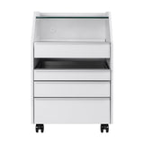 ACTIVESHOP The 984 podiatry assistant white beauty salon furniture with a sleek, functional design for podiatry treatments.