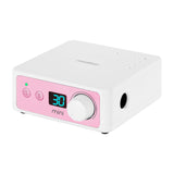 Saeyang Marathon K35 mini pink nail drill machine with H200 handpiece, compact professional manicure tool.