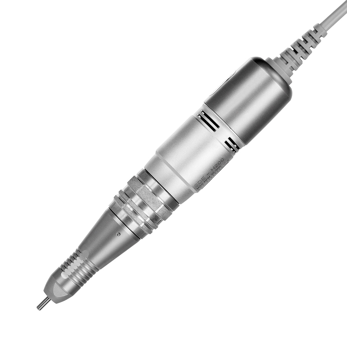 Saeyang Marathon K35 mini yellow nail drill machine with H200 handpiece, compact electric nail file for professional manicure use