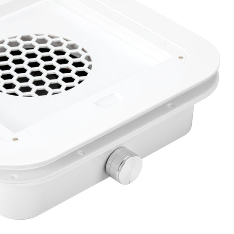 White MOMO Dust Absorber P30 Built-In with 60W power, showcasing its sleek design and filter area for efficient dust removal.