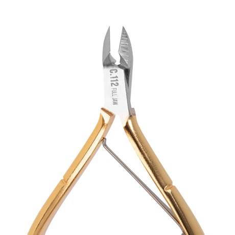 NGHIA Nghia export cuticle nippers C-112 with sharp, stainless steel blades for precise cuticle grooming.