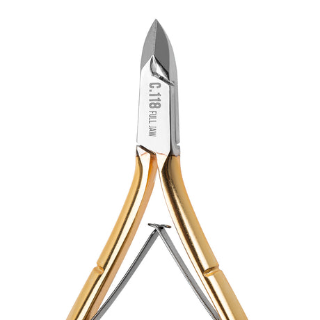 NGHIA export cuticle nippers C-118 with stainless steel blades and ergonomic handles for precise cuticle grooming.