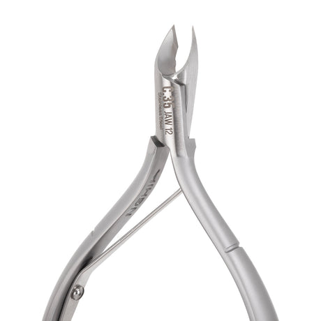 NGHIA C-35 cuticle nippers with 12 mm jaw width, stainless steel manicure tool for precise cuticle trimming