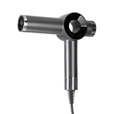 Kessner JET2 professional hair dryer with 2200W power, black and silver design, featuring a concentrator nozzle attached.