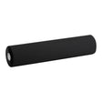 Black disposable laminated paper sheet, 50 x 40 meters, from BVShop, showing a large roll of waterproof, durable paper for industrial use.