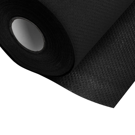 Black disposable laminated paper sheet, 50 x 40 meters, suitable for food service or industrial use by BVShop.