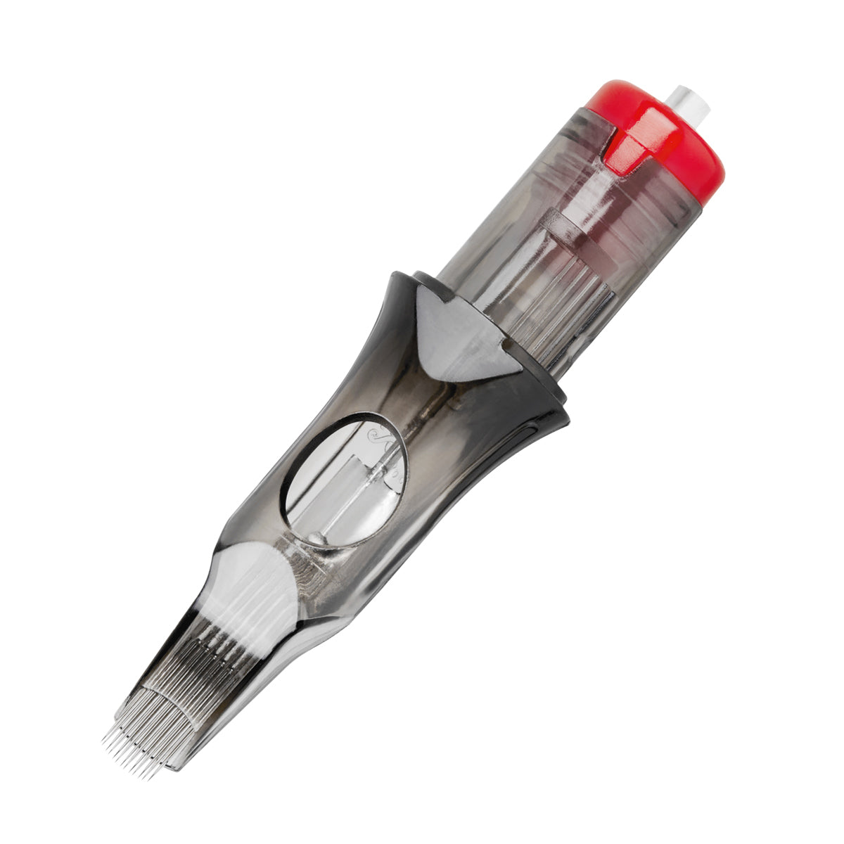 Set of 10 EL CARTEL V2 0.30 13RM medium-taper tattoo cartridges with fine needles for precise tattooing.