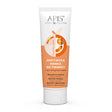 Apis Peachy Skin Nourishing Face Mask in 100 ml jar, showing the creamy mask texture and peach-themed packaging.