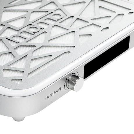 MOMO P35 wide intake area for professional two-hand manicure work