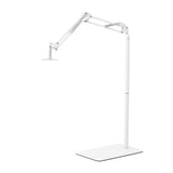GLOW ρυθμιζόμενη βάση λάμπας UV/LED πεντικιούρ – Λευκή; αρθρωτός βραχίονας, άλλη θέση