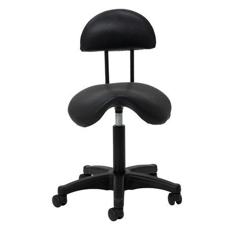 Μαύρο σκαμπό σαλονιού ACTIVESHOP 6001 με ρυθμιζόμενη ανύψωση αερίου