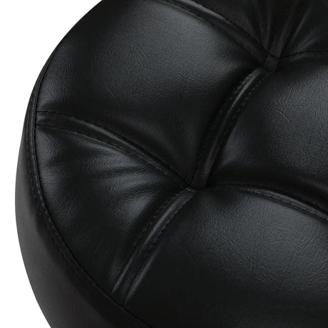 Gabbiano D054 adjustable black hairdresser stool with gas lift