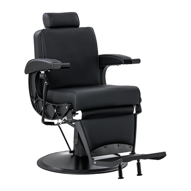 Gabbiano Continental Καρέκλα Barber Με Μασάζ – Μαύρη · Γενική όψη