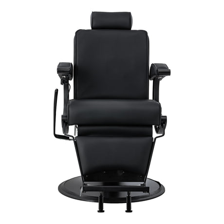 Gabbiano Continental Καρέκλα Barber Με Μασάζ – Μαύρη · Εμπρόσθια όψη