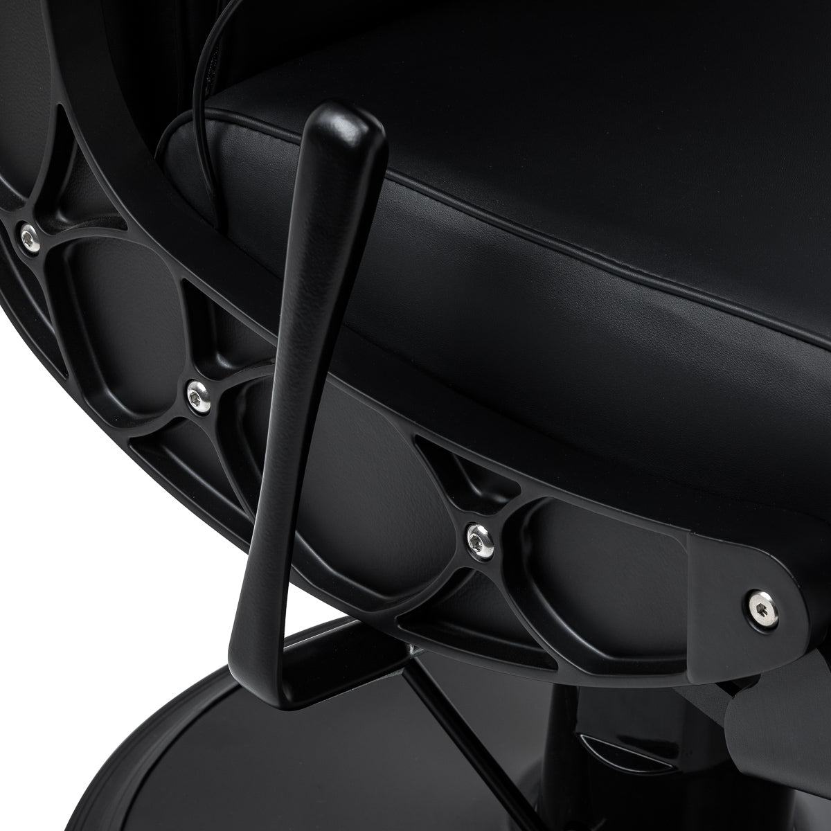 Gabbiano Continental Καρέκλα Barber Με Μασάζ – Μαύρη · Μοχλός ρύθμισης