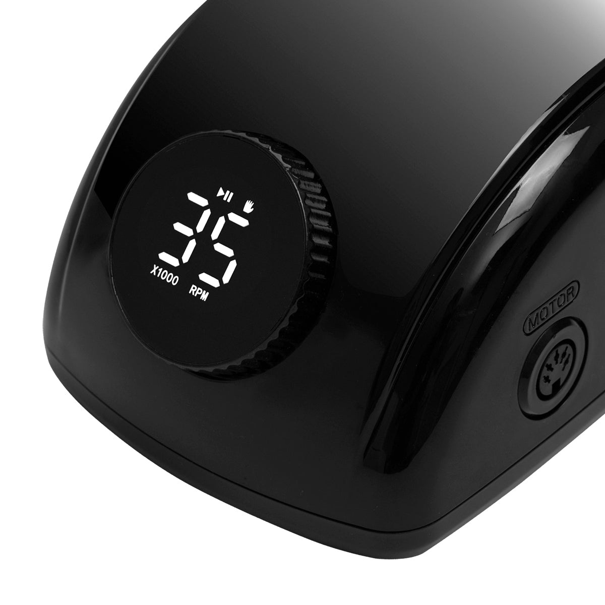 EXO Futura Τροχός Νυχιών 65W – Μαύρος · Ψηφιακή οθόνη