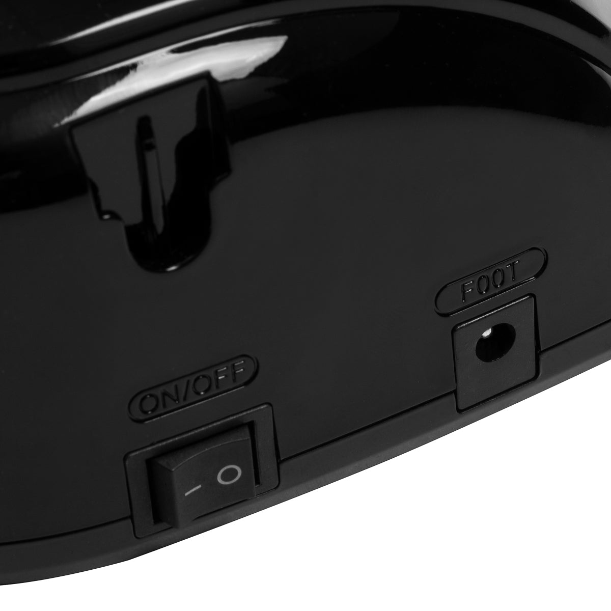 EXO Futura Τροχός Νυχιών 65W – Μαύρος · Υποδοχές σύνδεσης