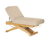 Sillon Siesta Ηλεκτρικό Κρεβάτι SPA – Μπεζ, Βάση Ανοιχτό Καφέ · Ανακλινόμενη θέση