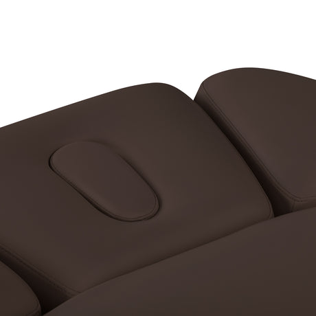 Sillon Relax · σκούρο καφέ / ανοιχτό καφέ · προσκέφαλο και άνοιγμα προσώπου