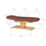 Sillon Relax · καφέ / ανοιχτό καφέ · διάγραμμα διαστάσεων