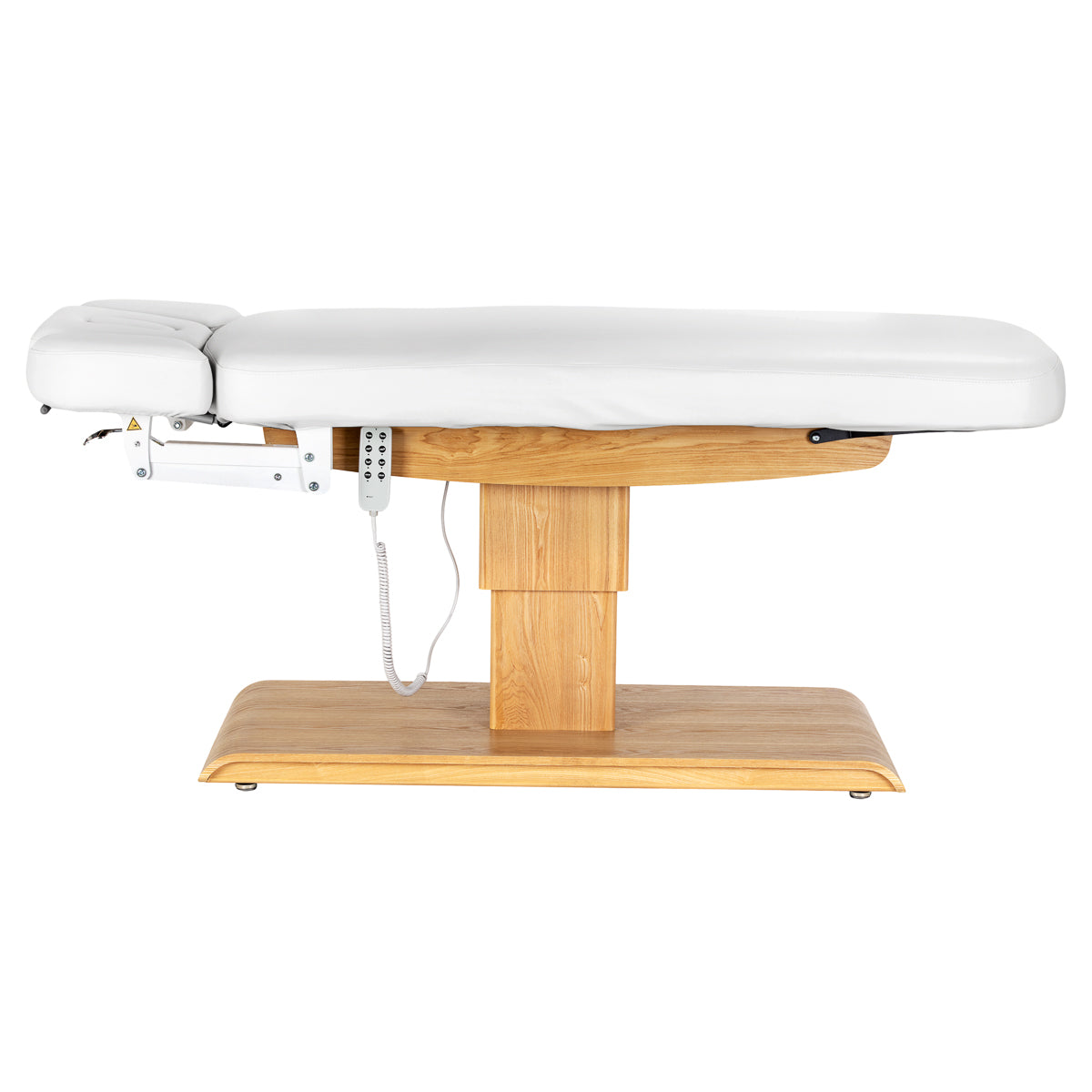 Sillon Relax · λευκό / ανοιχτό καφέ · πλάγια όψη