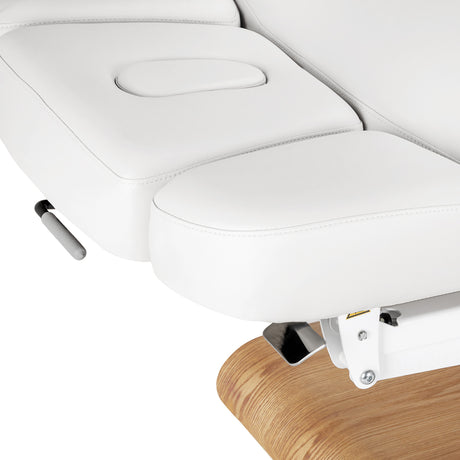Sillon Relax · λευκό / ανοιχτό καφέ · προσκέφαλο και άνοιγμα προσώπου
