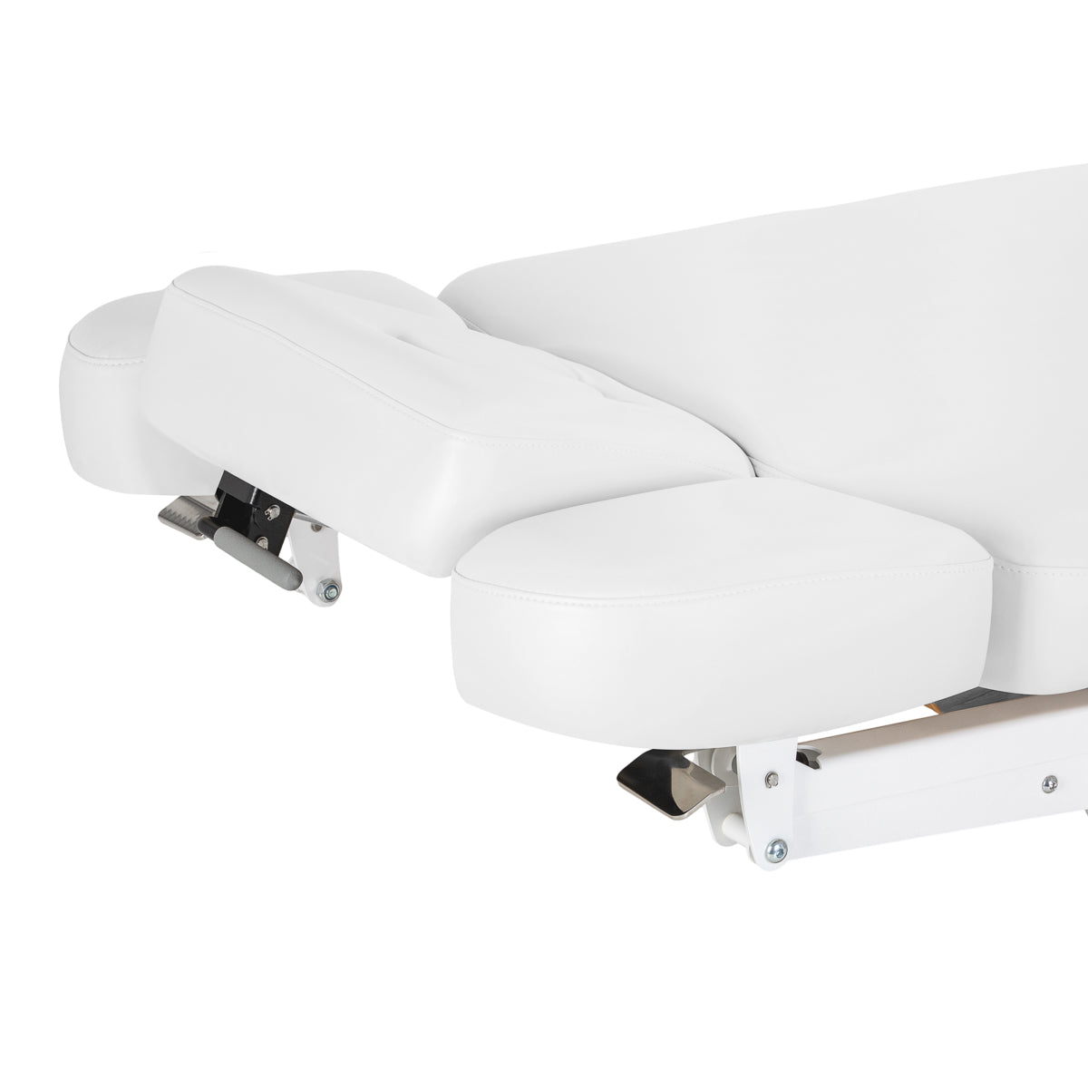 Sillon Relax · λευκό / ανοιχτό καφέ · προσκέφαλο και άνοιγμα προσώπου