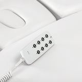 Sillon Relax · λευκό / ανοιχτό καφέ · χειριστήριο